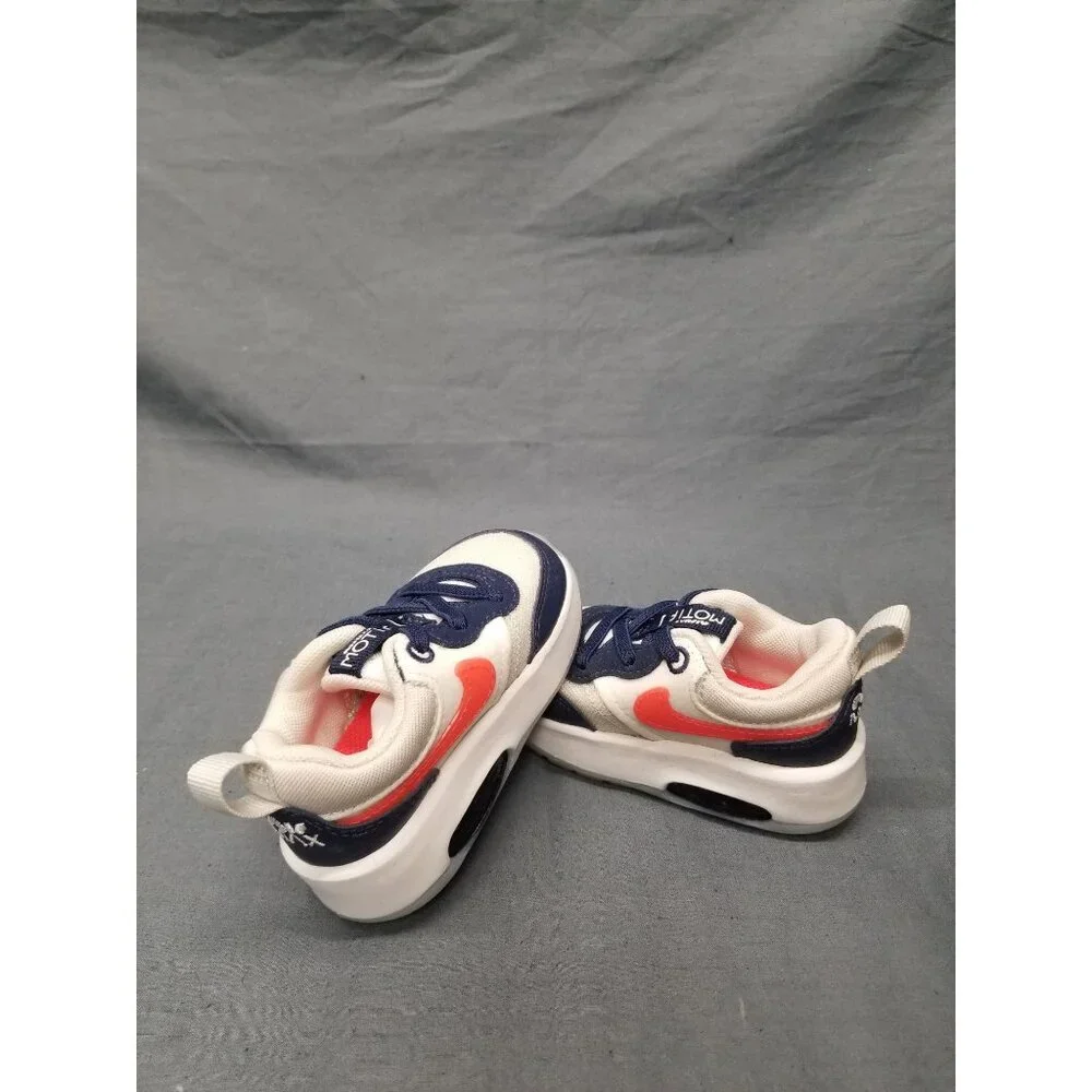 Nike Air Max Motif (TD) Sneakers Blue White Orange Boys Size 5c NEW IN BOX! - Picture 4 of 5